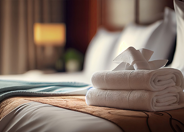 Serviette d'hôtel