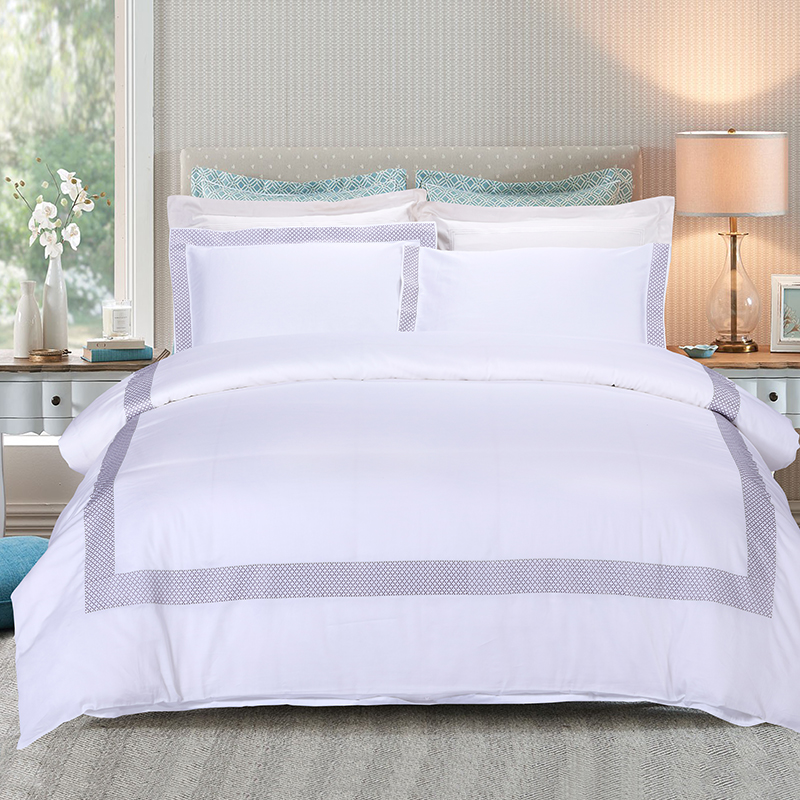 Nouveau Design de broderie conception d'usine personnalisée ensemble de literie d'hôtel de luxe