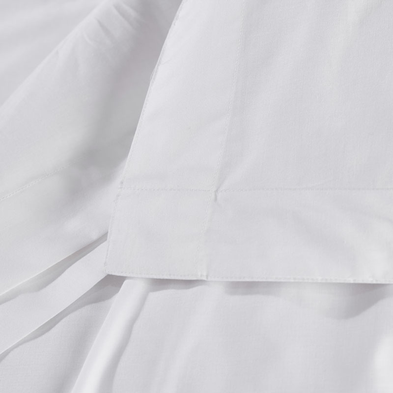 Ensemble de draps 100 % coton brodé à points 300 fils/cm Ensemble de draps 100 % coton brodé à points 300 fils/cm