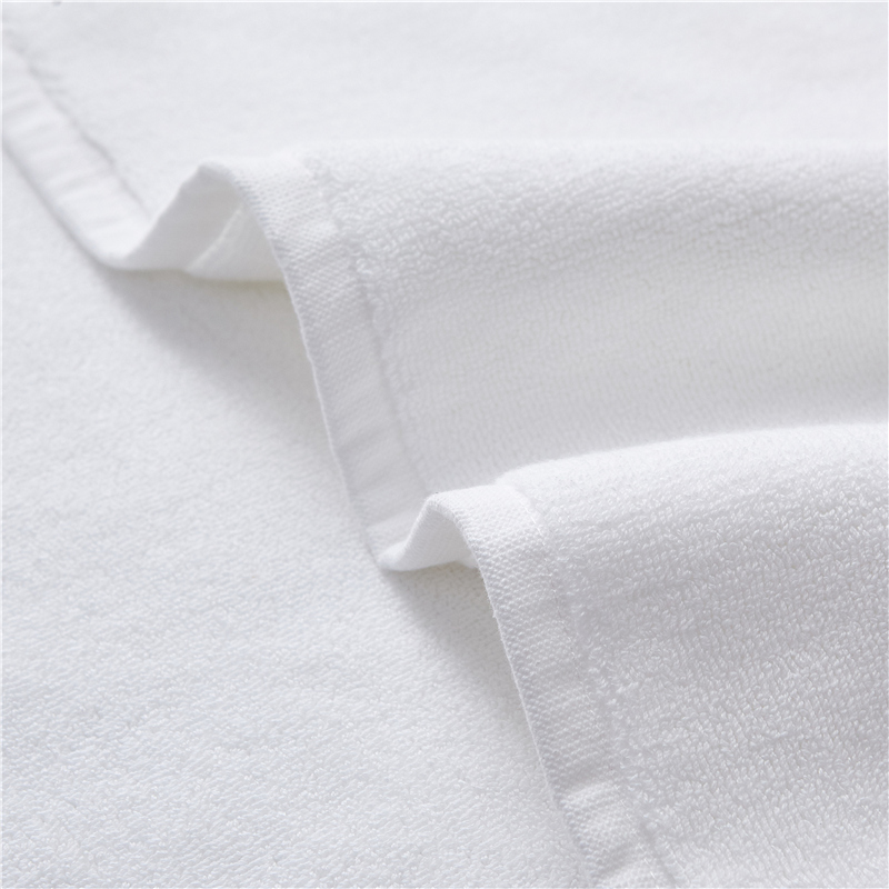 Tapis de bain 100 % coton blanc uni 32S Tapis de bain 100 % coton blanc uni 32S