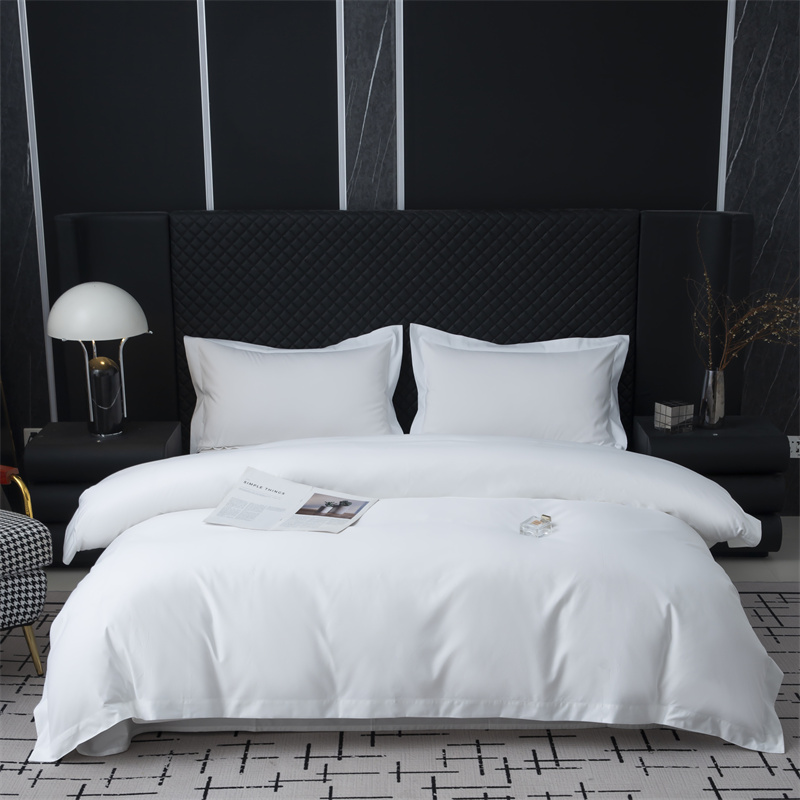 Ensemble de literie de tissu du polyester 300TC du coton 50% 50% pour l'hôtel étoilé