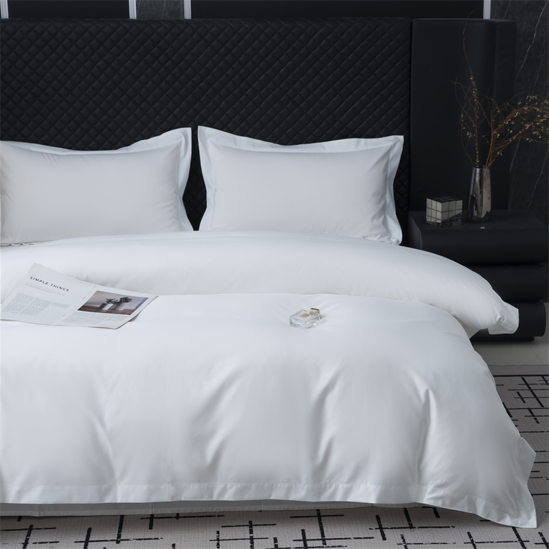 Ensemble de literie de tissu du polyester 300TC du coton 50% 50% pour l'hôtel étoilé Ensemble de literie de tissu du polyester 300TC du coton 50% 50% pour l'hôtel étoilé