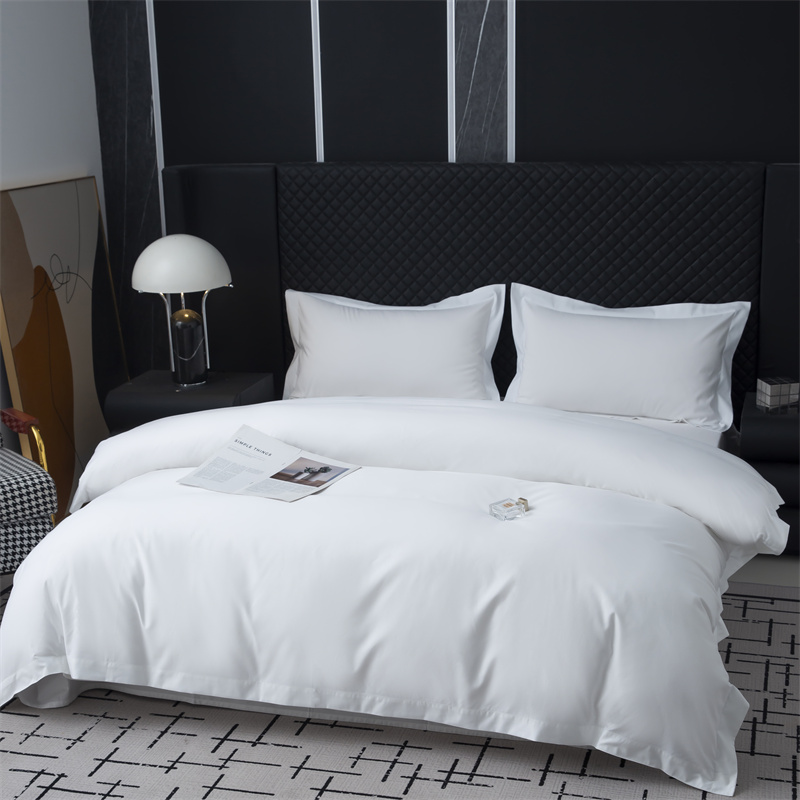 Ensemble de literie de tissu du polyester 300TC du coton 50% 50% pour l'hôtel étoilé Ensemble de literie de tissu du polyester 300TC du coton 50% 50% pour l'hôtel étoilé