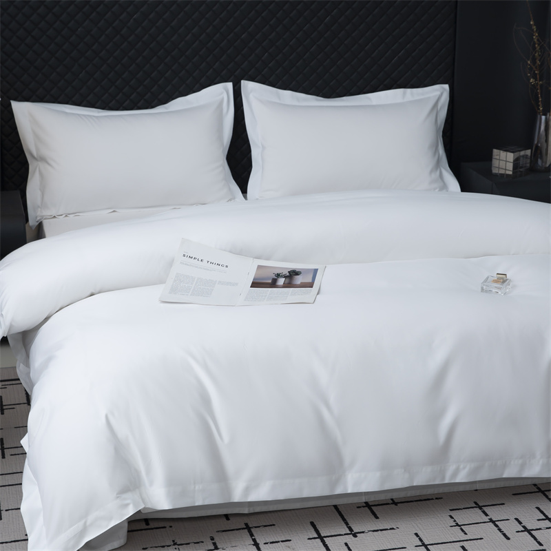Ensemble de literie de tissu du polyester 300TC du coton 50% 50% pour l'hôtel étoilé Ensemble de literie de tissu du polyester 300TC du coton 50% 50% pour l'hôtel étoilé