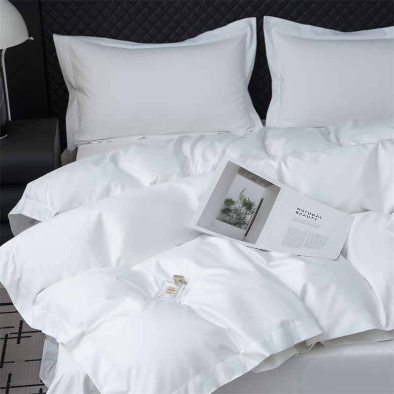 Ensemble de literie de tissu du polyester 300TC du coton 50% 50% pour l'hôtel étoilé Ensemble de literie de tissu du polyester 300TC du coton 50% 50% pour l'hôtel étoilé