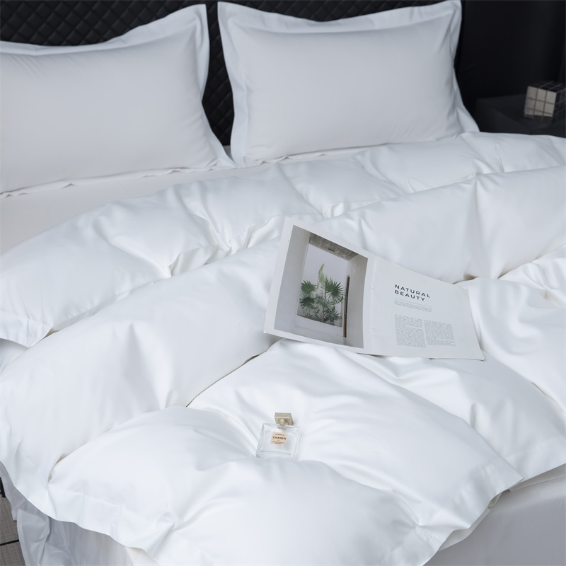 Ensemble de literie de tissu du polyester 300TC du coton 50% 50% pour l'hôtel étoilé Ensemble de literie de tissu du polyester 300TC du coton 50% 50% pour l'hôtel étoilé