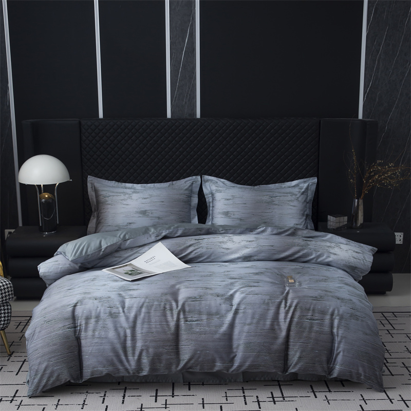 Ensemble de literie en coton 100S à impression numérique impressionniste Ensemble de literie en coton 100S à impression numérique impressionniste