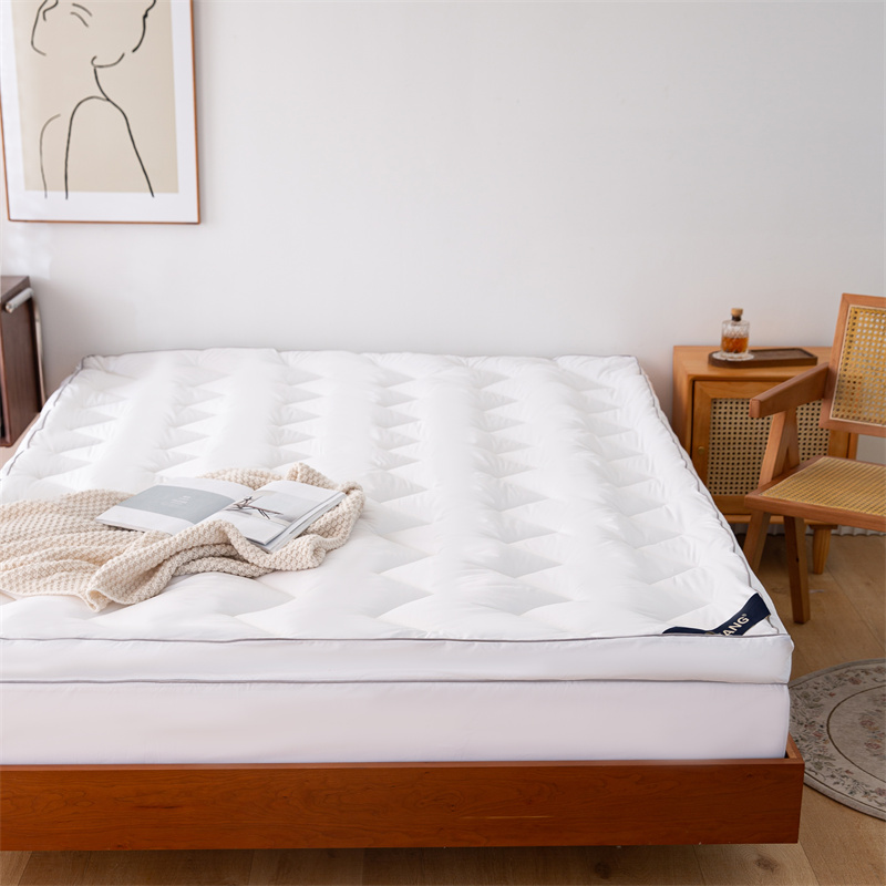 Surmatelas de remplissage en microfibre Wave Quliting Design Surmatelas de remplissage en microfibre Wave Quliting Design