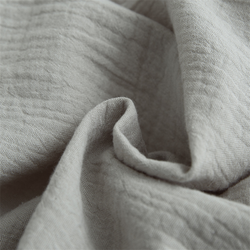 Ensemble de literie super doux en tissu 100 % coton à double couche de gaze Ensemble de literie super doux en tissu 100 % coton à double couche de gaze