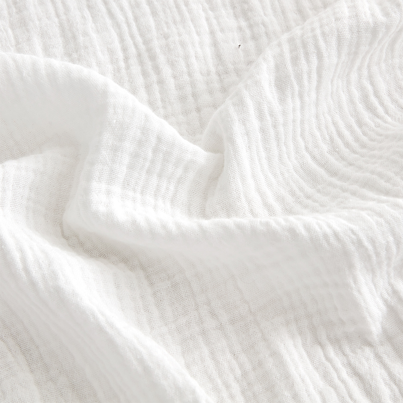 Peignoir d'hôtel à col châle en tissu de coton gaze double couche Peignoir d'hôtel à col châle en tissu de coton gaze double couche