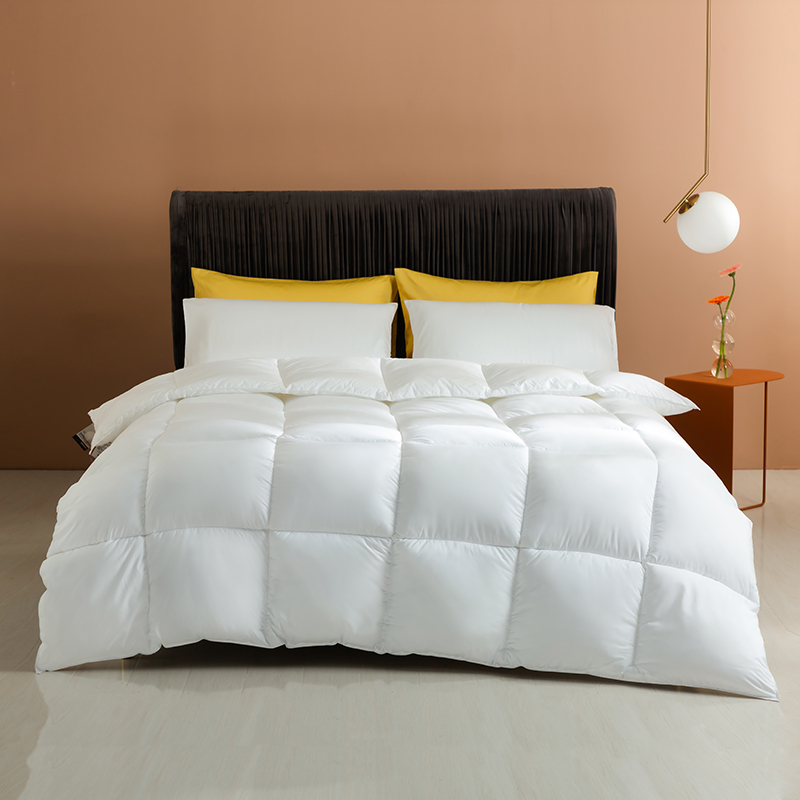 Tissu 100% coton de couette en duvet d'oie pour hôtel étoilé