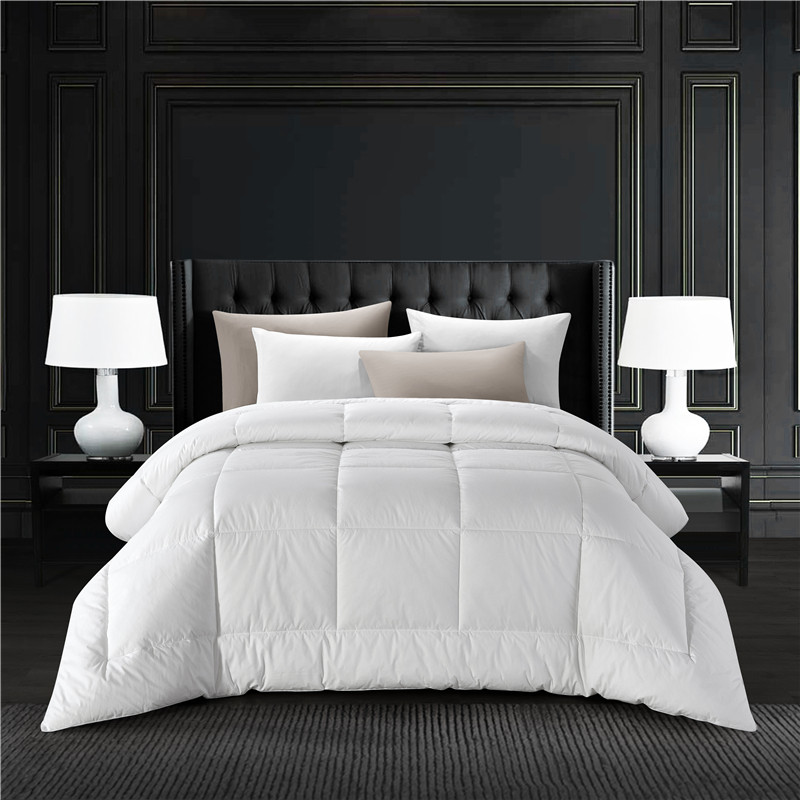 Couette de remplissage en polyester, housse en coton, couette d'hôtel 5 étoiles