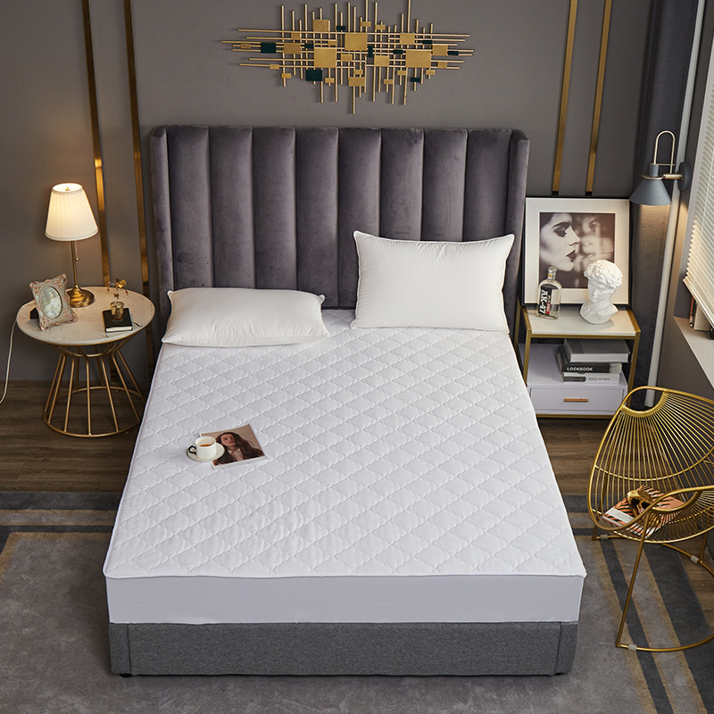 Housse de matelas matelassée pour hôtel, protège-matelas