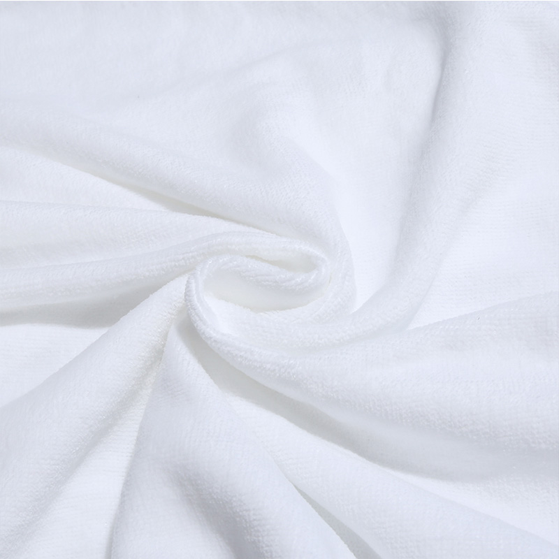 Peignoir blanc GSM à haute teneur en tissu éponge doux avec une bonne absorption d'eau Peignoir blanc GSM à haute teneur en tissu éponge doux avec une bonne absorption d'eau