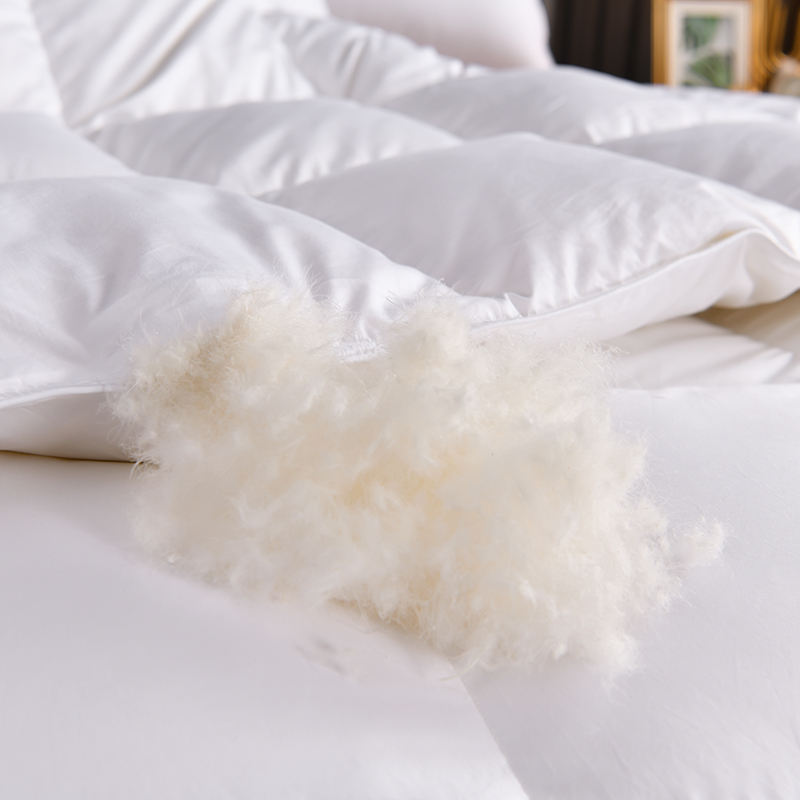 Couette en duvet d'oie blanche pour couette matelassée de chambre d'hôtel Couette en duvet d'oie blanche pour couette matelassée de chambre d'hôtel