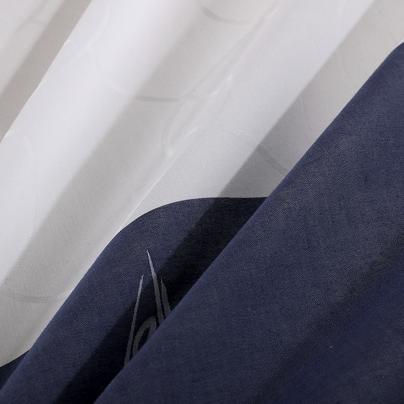 Ensemble de literie 100 % coton avec logo personnalisé teint en fil Ensemble de literie 100 % coton avec logo personnalisé teint en fil